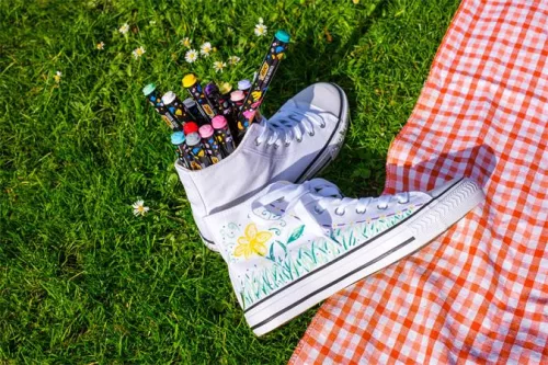 Dekormarker készlet, 1,5 - 2,3 mm, BIC "Paint marker", 4 különböző élénk szín