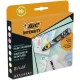 Dekormarker készlet, 1,5 - 2,3 mm, BIC "Paint marker", 8 különböző pasztell szín