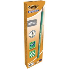   Grafitceruza radírral, HB, hatszögletű, BIC "Evolution Original"