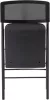 Összecsukható szék, fém és szövet, ALBA "CPDIVANO N", fekete