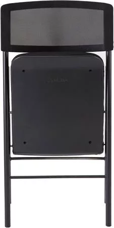 Összecsukható szék, fém és szövet, ALBA "CPDIVANO N", fekete