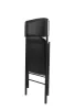 Összecsukható szék, fém és szövet, ALBA "CPDIVANO N", fekete