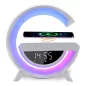   Zelux Multimédiás bluetooth hangszóró, vezeték nélküli töltőpad, RGB, LED lámpa