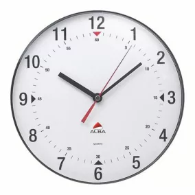   Falióra, mágneses hátlappal, 25 cm, ALBA "Classic", fekete