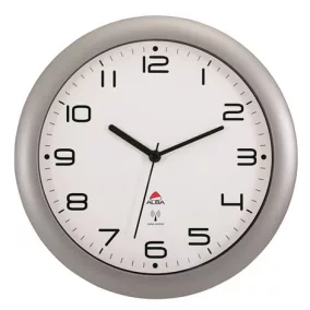   Falióra, rádióvezérlésű, 30 cm, ALBA "Hornewrc", ezüst
