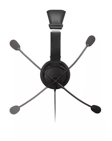 Fejhallgató, mikrofonnal, 3,5 mm jack, KENSINGTON