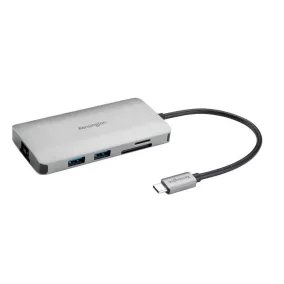 Dokkoló, 8 port, USB-C, KENSINGTON "UH1400P"