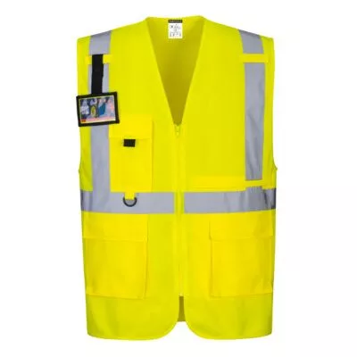 Hi-Vis Executive mellény tablet zsebbel