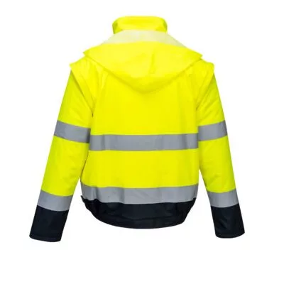Hi-Vis 2 az 1-ben kontrasztos Essential Lite bomber kabát