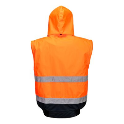 Hi-Vis 3 az 1-ben kontrasztos bomber dzseki