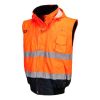 Hi-Vis 3 az 1-ben kontrasztos bomber dzseki