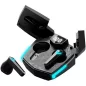   Fülhallgató, vezeték nélküli, Bluetooth 5.3, gaming, CANYON "DoubleBee GTWS-2", fekete