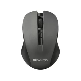   Egér, vezeték nélküli, optikai, USB, CANYON "MW-1", szürke