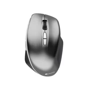   Egér, vezeték nélküli, optikai, USB, Blue-LED érzékelő, CANYON "MW-21", szürke