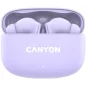   Fülhallgató, TWS vezeték nélküli, Bluetooth 5.4, CANYON "OnGo 9", levendula