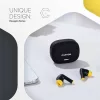 Fülhallgató, TWS vezeték nélküli, Bluetooth 5.4, CANYON "Hexagon 7", fekete-sárga
