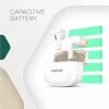 Fülhallgató, TWS vezeték nélküli, Bluetooth 5.4, CANYON "Hexagon 7", fehér-bézs