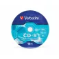   CD-R lemez, 700MB, 52x, 10 db, zsugor csomagolás, VERBATIM "DataLife"