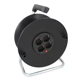   Commel Kábeldob üres - PVC 280 mm, Egyfázisú, 16 A 230 V~ 3500 W, IP 20