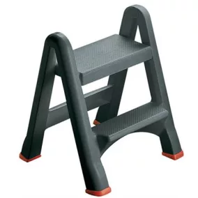 Összecsukható létra, 2 lépcsőfokos, műanyag, CURVER