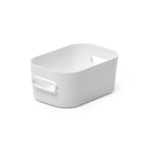   Műanyag tárolódoboz, 0,6 liter, SMARTSTORE "Compact XS", fehér