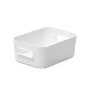   Műanyag tárolódoboz, 1,5 liter, SMARTSTORE "Compact S", fehér