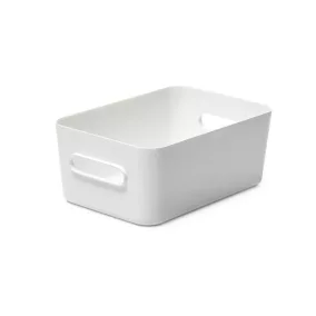   Műanyag tárolódoboz, 5,3 liter, SMARTSTORE "Compact M", fehér