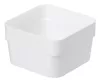 Fiókrendező, 10x6x10 cm, SMARTSTORE "Compact", fehér