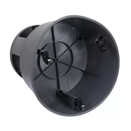 Gurulós polipropilén zsámoly, WEDO, sötétszürke