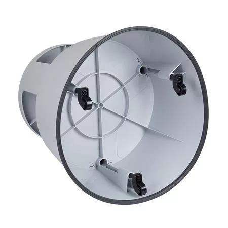 Gurulós polipropilén zsámoly, WEDO, világosszürke