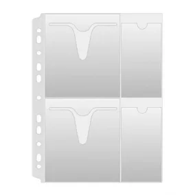   CD/DVD genotherm, lefűzhető, A4, 160 mikron, víztiszta, DONAU