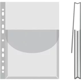   Katalógustartó genotherm, lefűzhető, A4, 170 mikron, víztiszta, 27 mm, DONAU