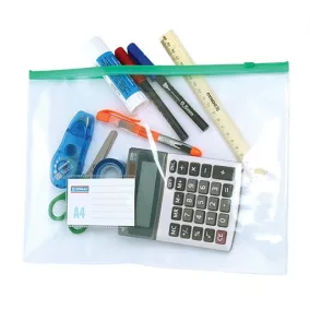 Rendszerező tasak, A4, PVC, simítózáras, DONAU