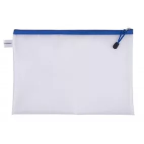 Rendszerező tasak, cipzáras, A4, 343x246 mm, DONAU, kék