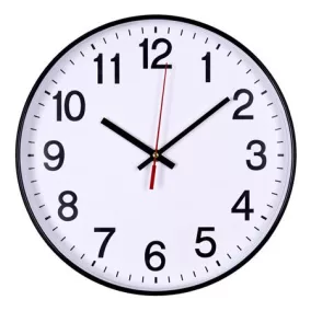 Falióra, 30 cm, OFFICE PRODUCTS, fekete keret