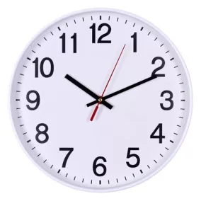 Falióra, 30 cm, OFFICE PRODUCTS, fehér keret