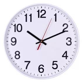 Falióra, 34 cm, OFFICE PRODUCTS, fehér keret