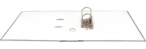 Iratrendező, 75 mm, A4, PP/karton, élvédő sínnel, DONAU "Master", piros