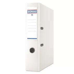   Iratrendező, 75 mm, A4, PP/karton, DONAU "Szivárvány", fehér