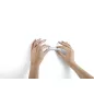   Jegyzettartó klip, öntapadó, mágneses, DURABLE "DURAFIX® CLIP", ezüst