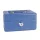 Pénzkazetta, 15,2x11,5x8 cm, DONAU, kék