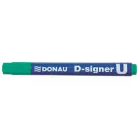   Alkoholos marker, 2-4 mm, kúpos, DONAU "D-signer U", zöld