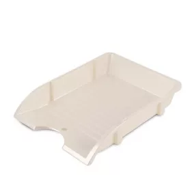   Irattálca, műanyag, törhetetlen, DONAU "Solid", gyöngyház