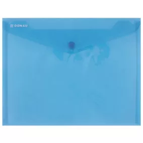 Irattartó tasak, A5, PP, patentos, DONAU, kék