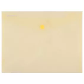 Irattartó tasak, A5, PP, patentos, DONAU, sárga