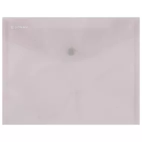 Irattartó tasak, A5, PP, patentos, DONAU, szürke