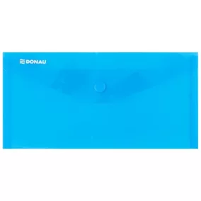 Irattartó tasak, DL, PP, patentos, DONAU, kék