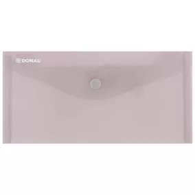 Irattartó tasak, DL, PP, patentos, DONAU, szürke