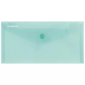 Irattartó tasak, DL, PP, patentos, DONAU, zöld