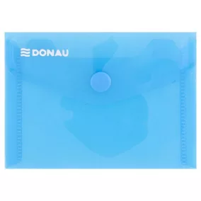 Irattartó tasak, A7, PP, patentos, DONAU, kék